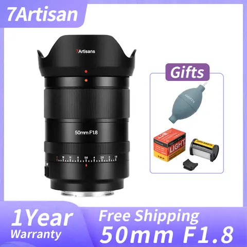7Artisans AF 50mm F1.8 Full Frame Auto Focus Lens For Sony E FE A7R A7C II Nikon Z Z7II Panasonic Sigma L Leica L S1