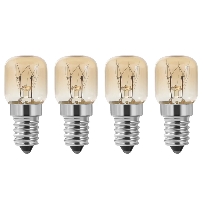 Oven Bulb,4Pcs E14 Oven 15W,Oven Bulb, SES Cap Clear Pac Pygmy Oven Lamp,E14 Resistant Up to 300 Celsius Light for Oven
Oven Bulb,4Pcs E14 Oven 15W,Oven Bulb, SES Cap Clear Pac Pygmy Oven Lamp,E14 Resistant Up to 300 Celsius Light for Oven