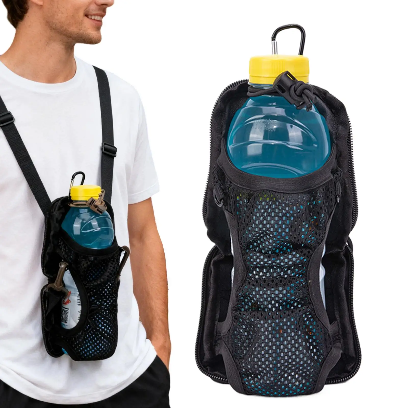 Hands-Free Water Bottle Waist Pack Foldable Nylon Hydration Carrier for Running Hiking Cycling Lightweight Adjustable Belt
Hands-Free Water Bottle Waist Pack Foldable Nylon Hydration Carrier for Running Hiking Cycling Lightweight Adjustable Belt