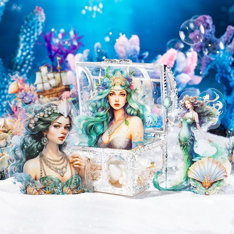 30Pcs Legend Mermaid Ocean Conch Scrapbooking Stickers Decorate Supplies Paste Paper DIY Junk Journal Planner Collage Materials
30Pcs Legend Mermaid Ocean Conch Scrapbooking Stickers Decorate Supplies Paste Paper DIY Junk Journal Planner Collage Materials