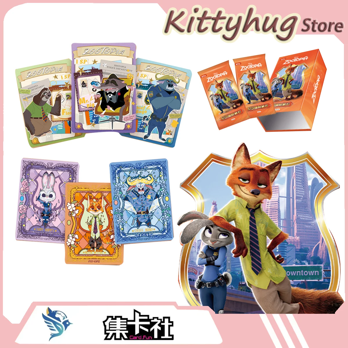 Card.Fun Zootopia Disney Collectible Card Souvenir Edition Nick Judi Peripheral Card Gift For Toy
Card.Fun Zootopia Disney Collectible Card Souvenir Edition Nick Judi Peripheral Card Gift For Toy