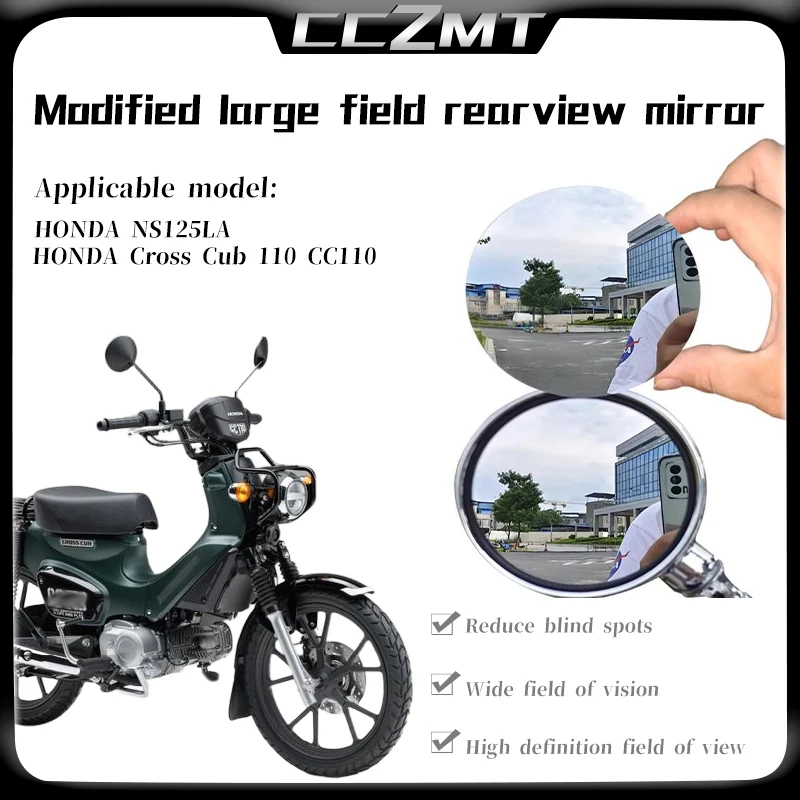 For HONDA NS125LA Cross Cub CC110 Accessories Convex Mirror Increase Rearview Mirrors Side Rear Mirror View Vision Lens
For HONDA NS125LA Cross Cub CC110 Accessories Convex Mirror Increase Rearview Mirrors Side Rear Mirror View Vision Lens