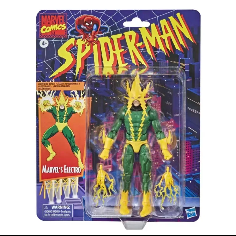 New Original Hasbro Marvel Legends Series MARVEL'S Electro Action Figure Gift Model
New Original Hasbro Marvel Legends Series MARVEL'S Electro Action Figure Gift Model