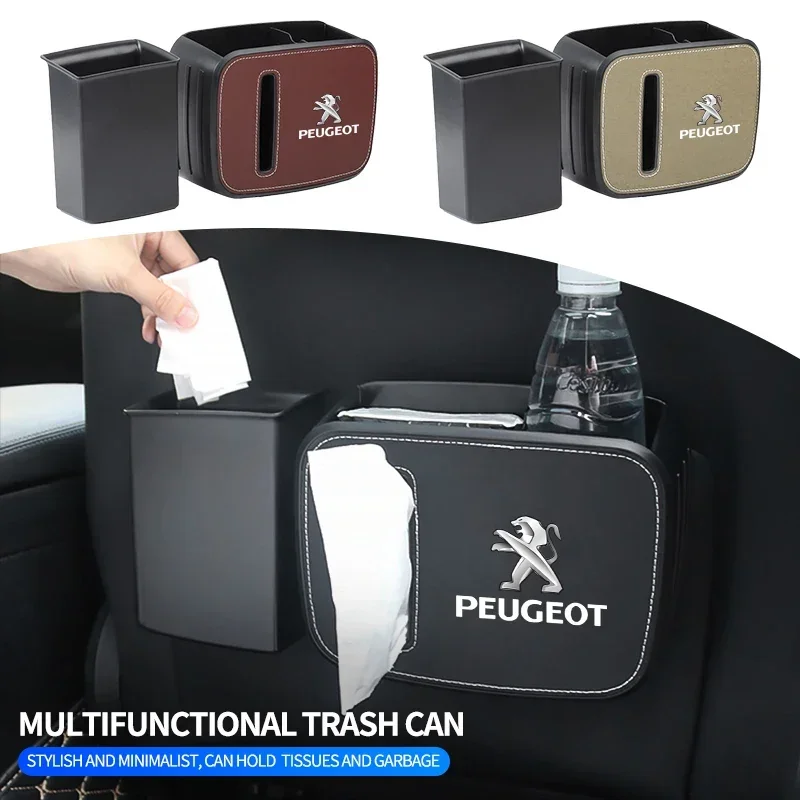 Car Seat Back Organizer Cup Holder Trash Can Storage Box Garbage Bag For Peugeot 206 307 308 3008 207 208 407 508 2008 5008
Car Seat Back Organizer Cup Holder Trash Can Storage Box Garbage Bag For Peugeot 206 307 308 3008 207 208 407 508 2008 5008