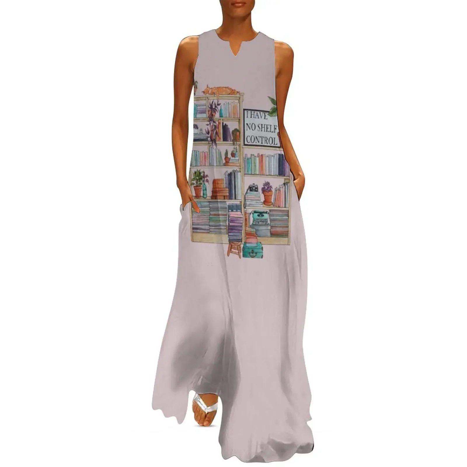 Watercolor bookshelf I have no shelf control Long Dress women's elegant loose dresses ladies dresses for special occasions Dress
Watercolor bookshelf I have no shelf control Long Dress women's elegant loose dresses ladies dresses for special occasions Dress