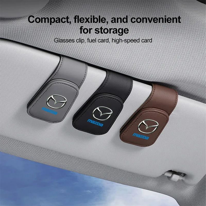 Car Glasses Clip Multifunction Sun Visor Leather Eyeglasses Clip for Mazda 3 bk bl 323 Axela Atenza CX-3 CX-4 CX5 Car Accessorie
Car Glasses Clip Multifunction Sun Visor Leather Eyeglasses Clip for Mazda 3 bk bl 323 Axela Atenza CX-3 CX-4 CX5 Car Accessorie