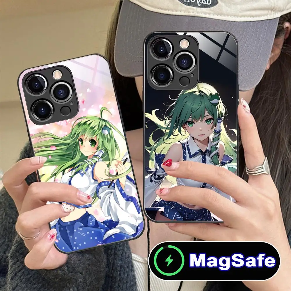 Touhou Kochiya Sanae Mobile Phone Case for iPhone 16 15 14 13 12 11 Pro Max Plus Mini MagSafe Glass Colour Printing Cover Luxury
Touhou Kochiya Sanae Mobile Phone Case for iPhone 16 15 14 13 12 11 Pro Max Plus Mini MagSafe Glass Colour Printing Cover Luxury