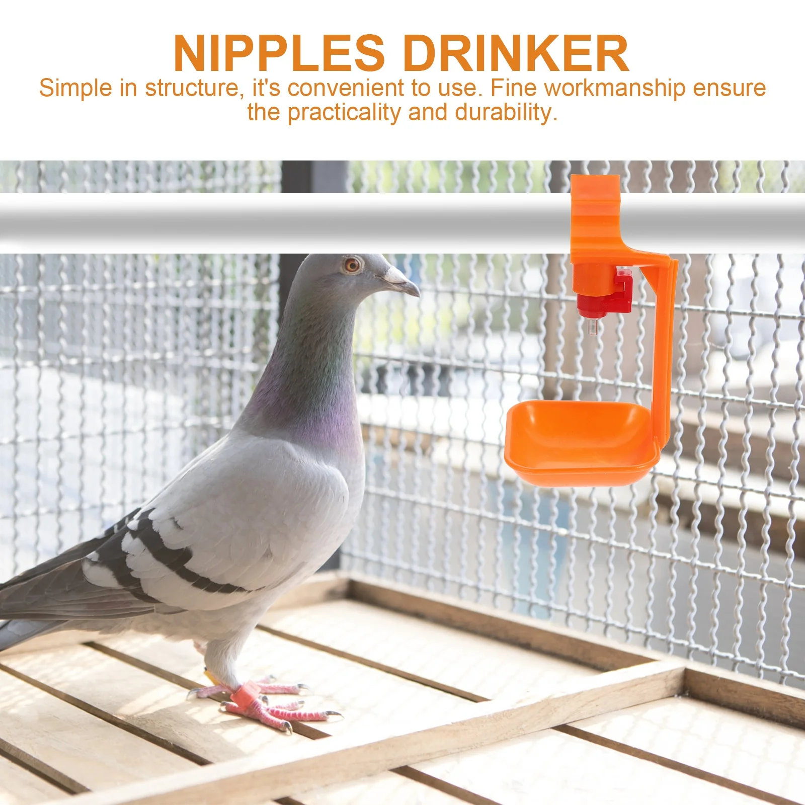 10Pcs Poultry Water Nipples Feeder Practical Chicken Drinking Bowl Automatic Water Dispenser Automatic Chicken Nipples Waterer
10Pcs Poultry Water Nipples Feeder Practical Chicken Drinking Bowl Automatic Water Dispenser Automatic Chicken Nipples Waterer