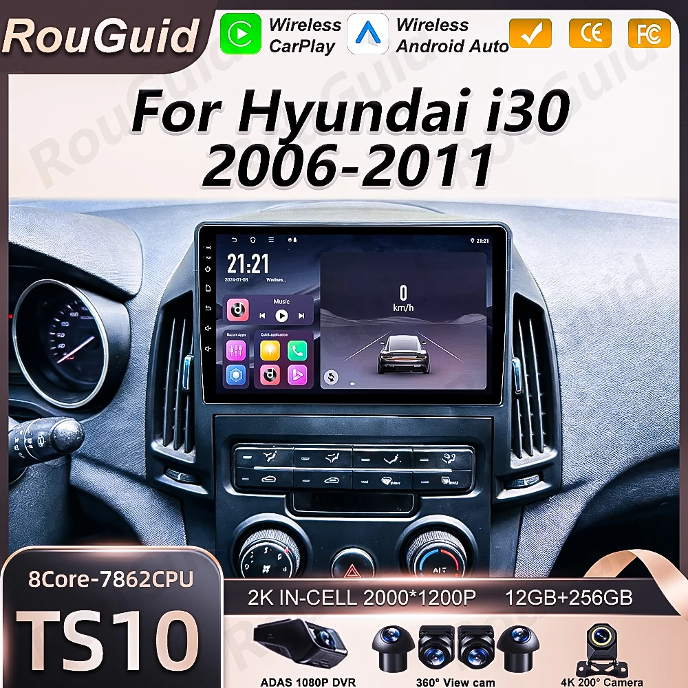 Автомагнитола Android 16 для Hyundai i30 2006-2011 с Carplay, Auto, GPS-навигацией, DSP, Bluetooth, 2K стереоэкраном и головным устройством
Автомагнитола Android 16 для Hyundai i30 2006-2011 с Carplay, Auto, GPS-навигацией, DSP, Bluetooth, 2K стереоэкраном и головным устройством