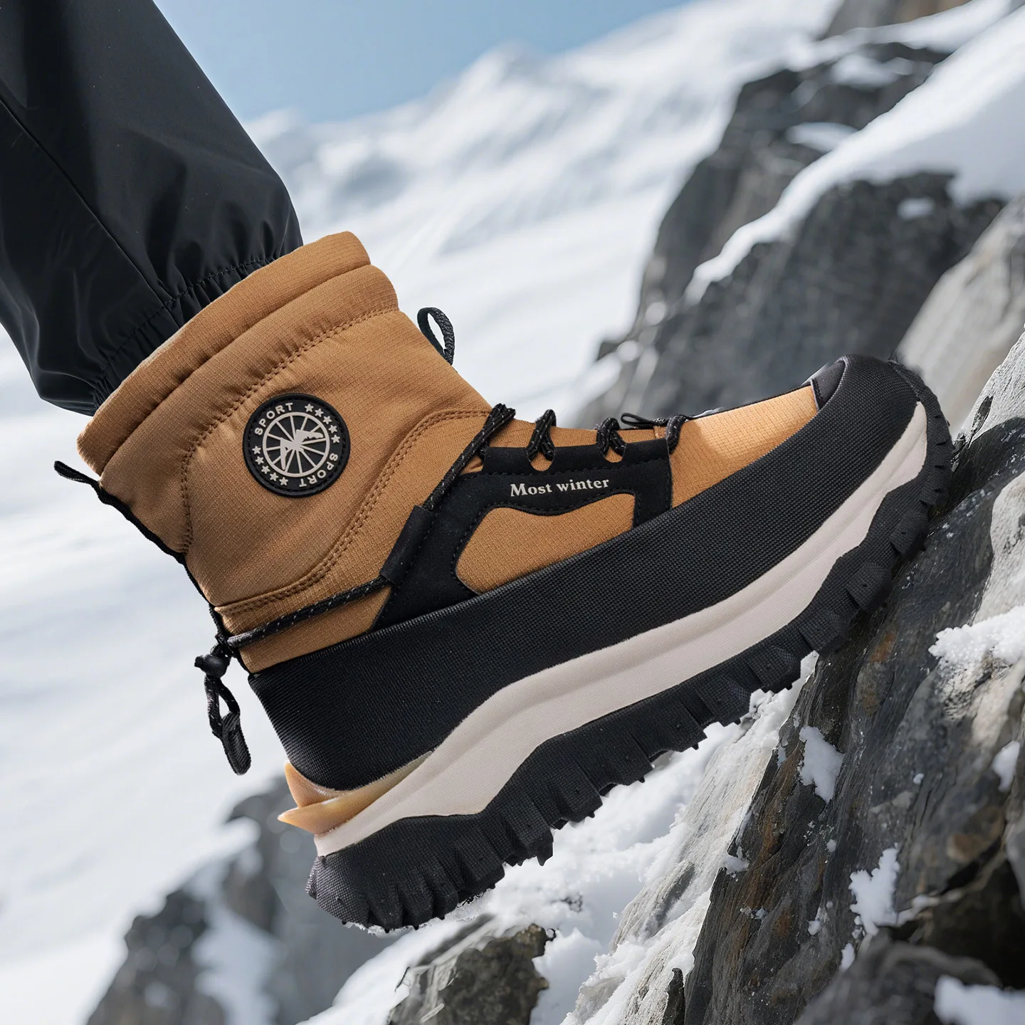 Men's Winter Boots 2025 New Snow Boots Thickened Warm Boots Waterproof Non-Slip Winter Shoes Thick Sole Cold-Proof Shoes
Men's Winter Boots 2025 New Snow Boots Thickened Warm Boots Waterproof Non-Slip Winter Shoes Thick Sole Cold-Proof Shoes