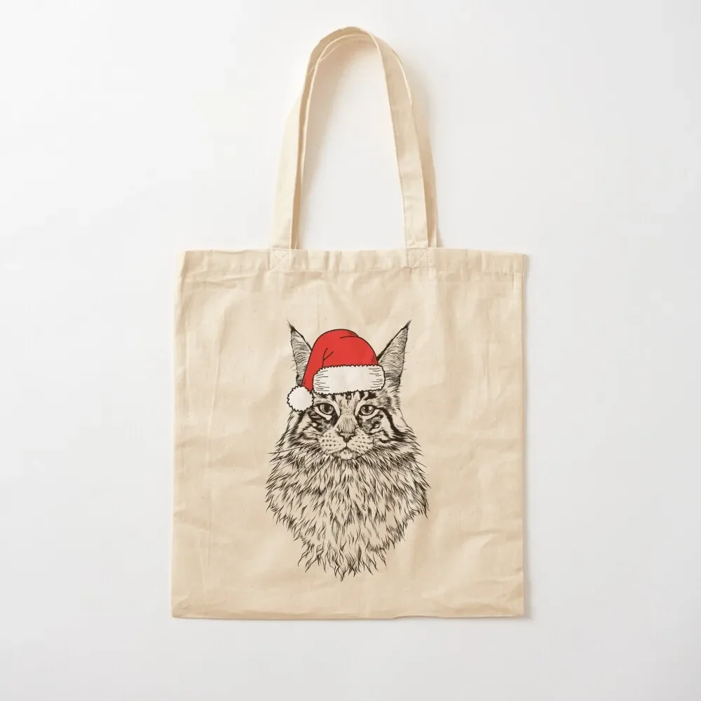 Christmas Santa Maine Coon Cat Holiday Tote Bag Shopper bag Big bag women cute pouch
Christmas Santa Maine Coon Cat Holiday Tote Bag Shopper bag Big bag women cute pouch