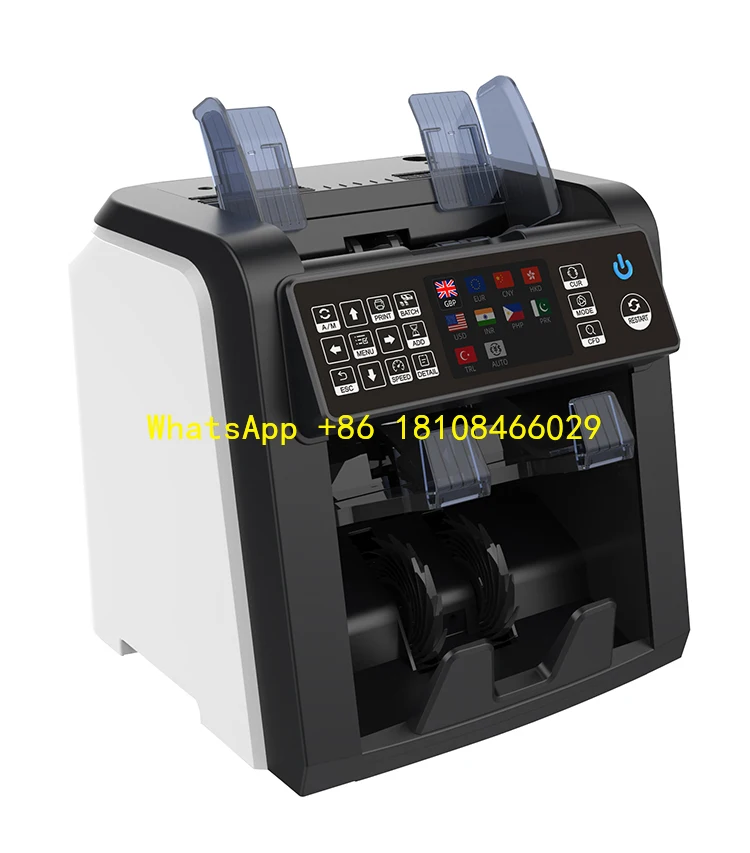 Машина для подсчета денег с TFT-дисплеем AL-950, сортировка Cis, два кармана, смешанная стоимость, наличные
Машина для подсчета денег с TFT-дисплеем AL-950, сортировка Cis, два кармана, смешанная стоимость, наличные