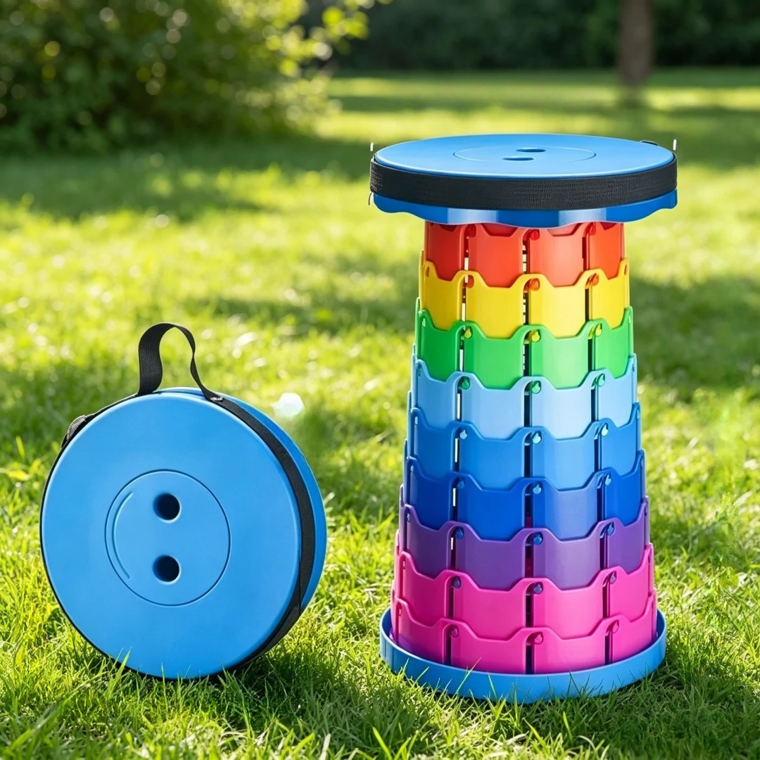 Portable Folding Telescopic Stool Adjustable Height Plastic Chair Lightweight Foldable Seat for Fishing Camping Beach Outdoor
Portable Folding Telescopic Stool Adjustable Height Plastic Chair Lightweight Foldable Seat for Fishing Camping Beach Outdoor