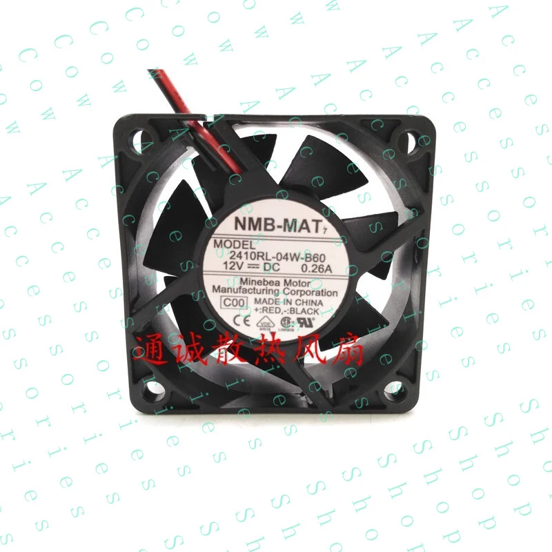 PP+ 1 pcs 12V 0.26A inverter power supply fan 6025 6CM 2410RL-04W-B60
PP+ 1 pcs 12V 0.26A inverter power supply fan 6025 6CM 2410RL-04W-B60