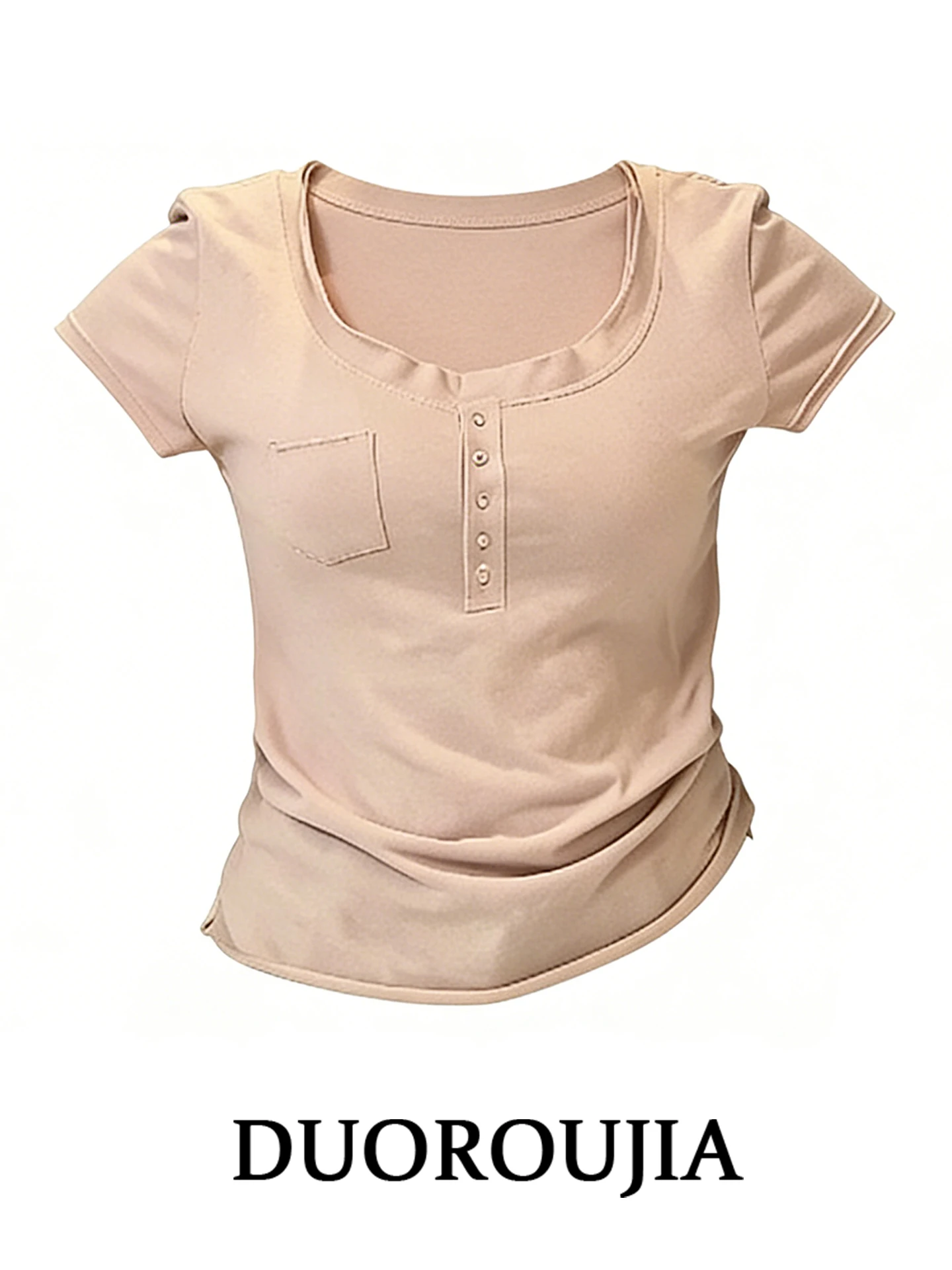 plus Size Korean Style Short Sleeve round Neck T-Shirt Women Casual Summer Slimming Top Commuter Versatile Big MM Lightweight
plus Size Korean Style Short Sleeve round Neck T-Shirt Women Casual Summer Slimming Top Commuter Versatile Big MM Lightweight