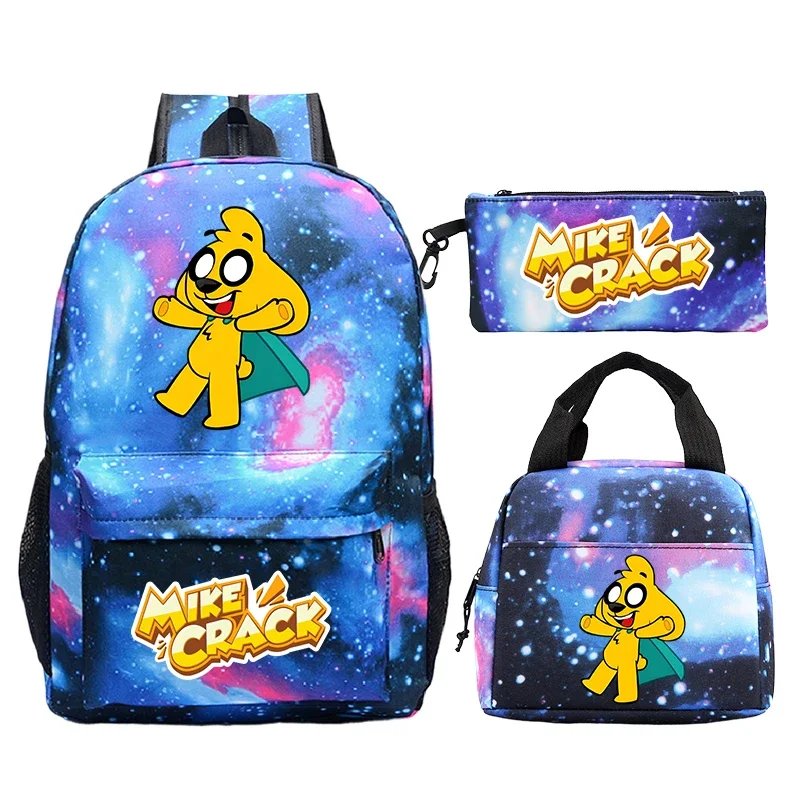 Compadretes Mikecrack Backpack 3Pcs Set Boys Girls Anime School Bags Men Women Travel Knapsack Primary Students Backpack Gift
Compadretes Mikecrack Backpack 3Pcs Set Boys Girls Anime School Bags Men Women Travel Knapsack Primary Students Backpack Gift