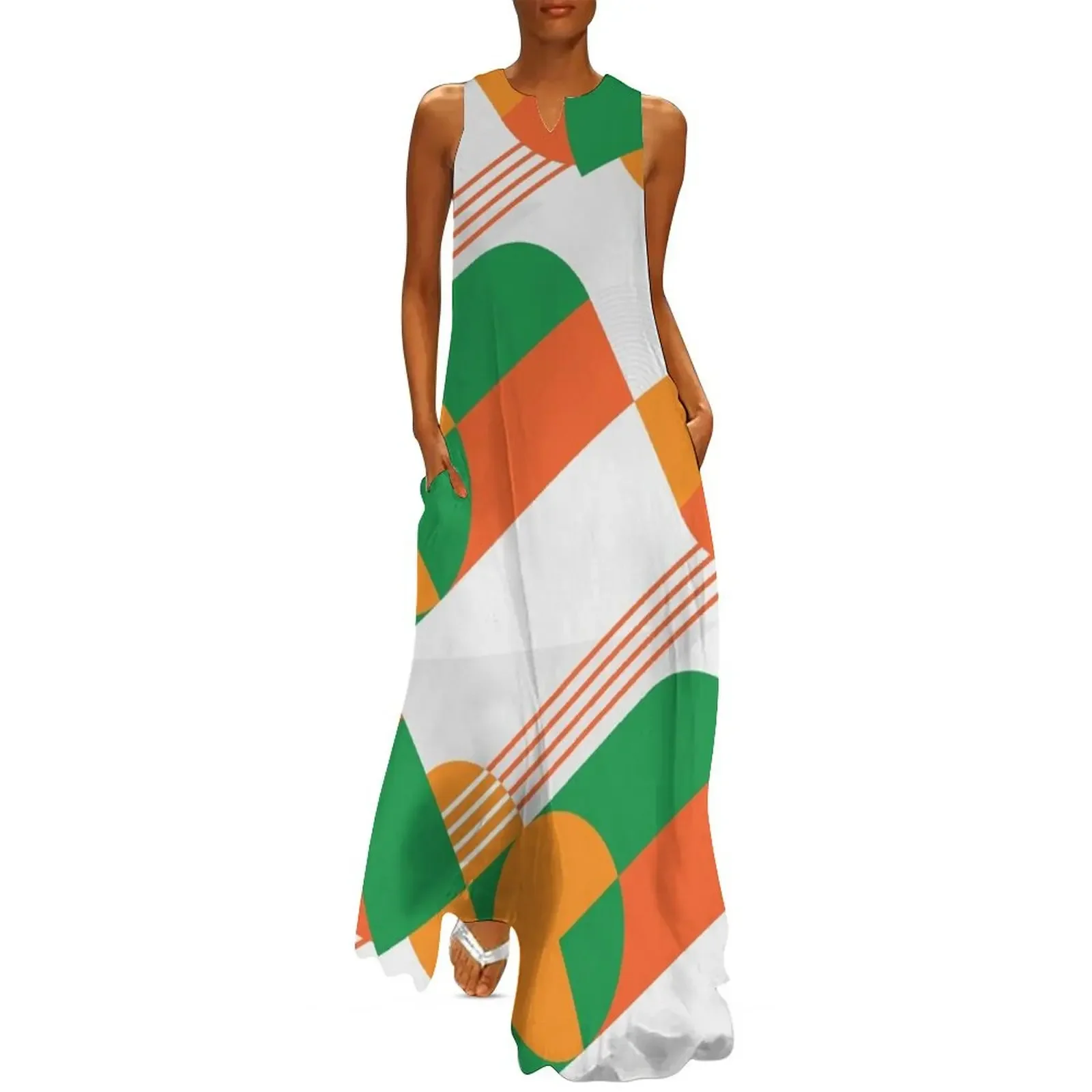 FAMU Orange and Green Pattern Long Dress beach dress Women's dress Women's dresses Dresses gala
FAMU Orange and Green Pattern Long Dress beach dress Women's dress Women's dresses Dresses gala