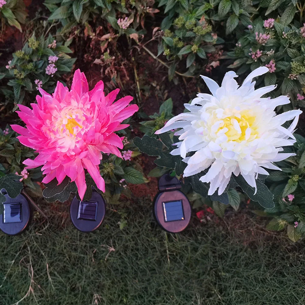 3Pcs Solar Powered LED Chrysanthemum Lights Waterproof Outdoor Garden Decor Pathway Night Lighting DIY Flower Lamp
3Pcs Solar Powered LED Chrysanthemum Lights Waterproof Outdoor Garden Decor Pathway Night Lighting DIY Flower Lamp
