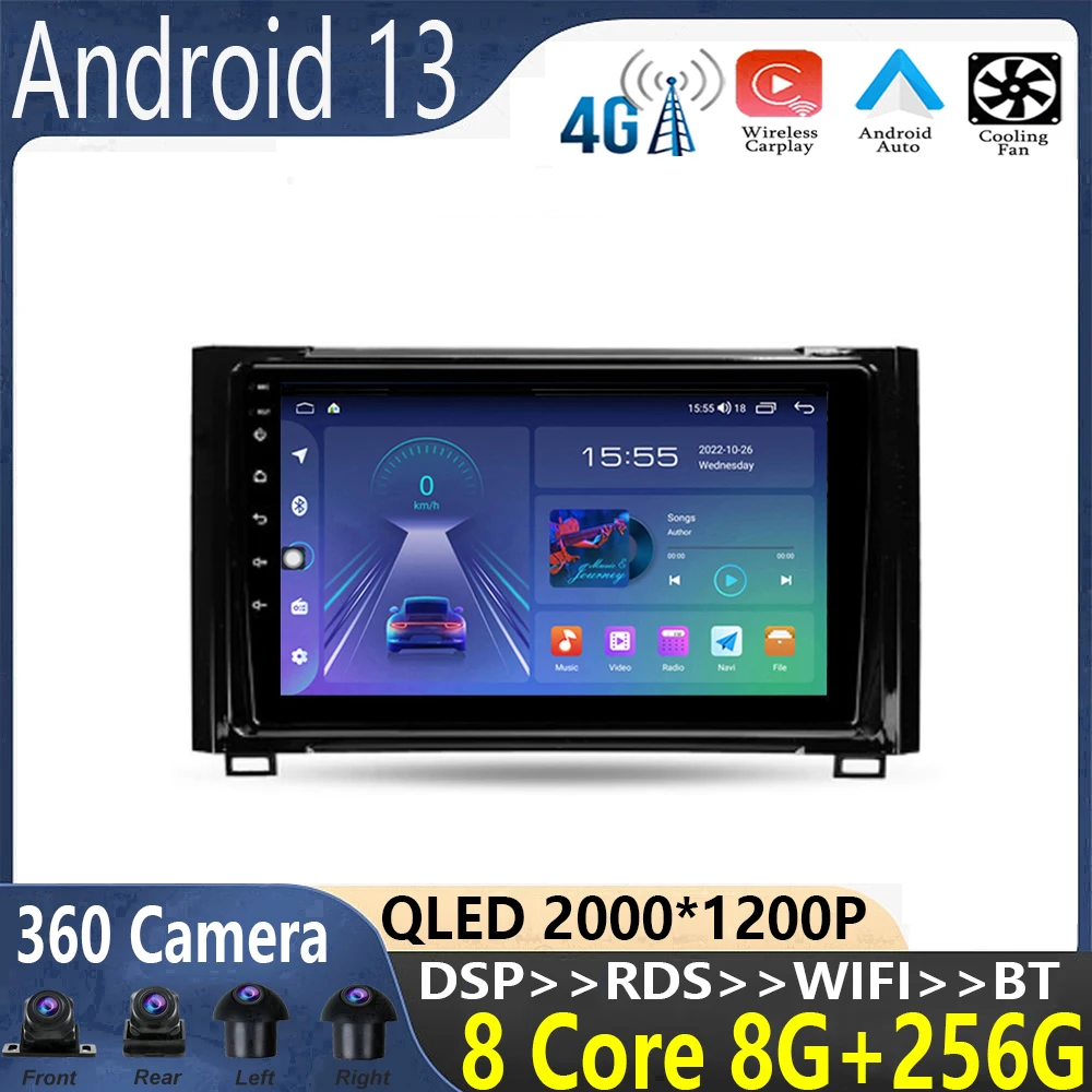 9 inch For Toyota Tundra XK50 2013 - 2020 android 13 Car Radio Multimedia Video Player Navigation 2 din auto BT 5.0 adapter
9 inch For Toyota Tundra XK50 2013 - 2020 android 13 Car Radio Multimedia Video Player Navigation 2 din auto BT 5.0 adapter