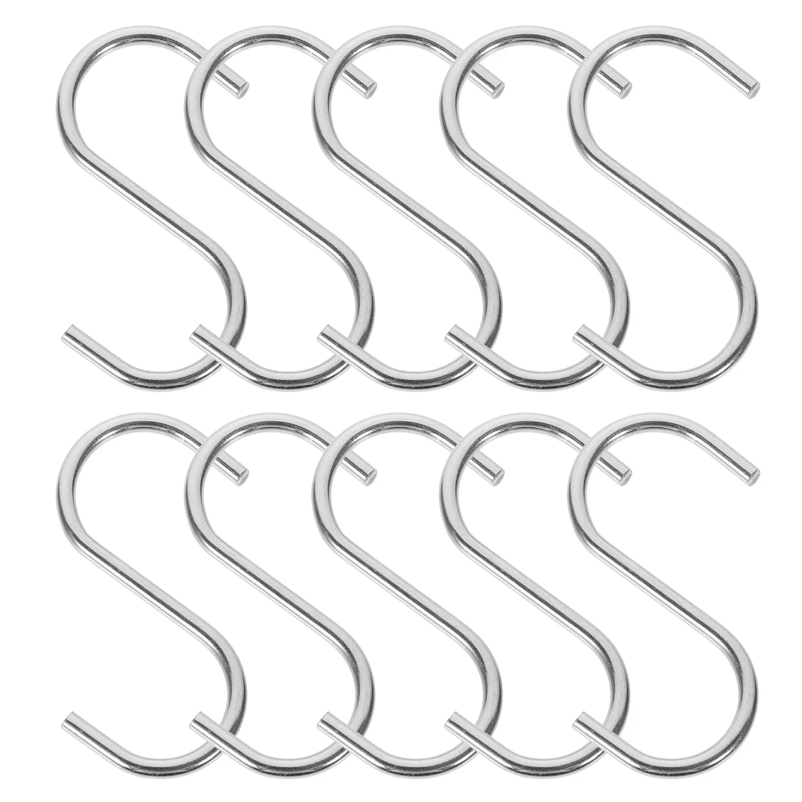 10pcs Stainless Steel Hooks Rustproof for Kitchen Bathroom Heavy Duty Metal Hanging Bag Hangers
10pcs Stainless Steel Hooks Rustproof for Kitchen Bathroom Heavy Duty Metal Hanging Bag Hangers