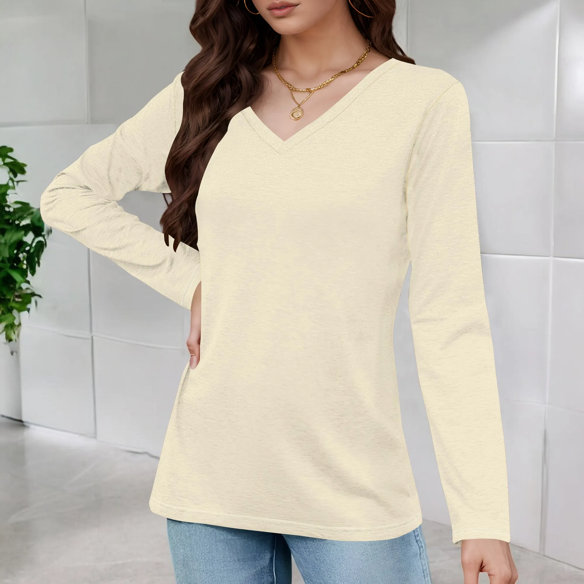 Women Slim Fit Trendy Color Block V-Neck Pullover Casual Fashion Comfy Tops Shirts Blouses
Women Slim Fit Trendy Color Block V-Neck Pullover Casual Fashion Comfy Tops Shirts Blouses
