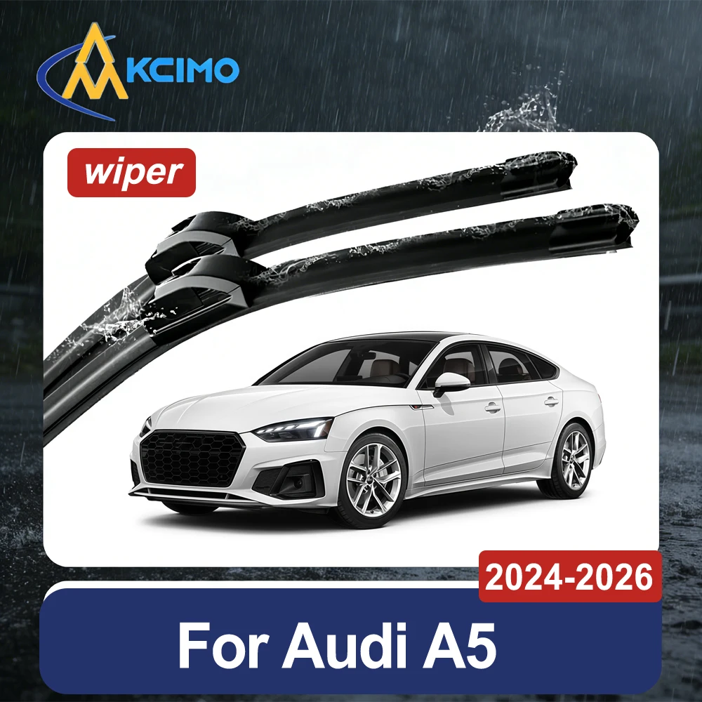 Rubber Wiper Blades 1 Pair For Audi A5 B10 2024-2026 Premium Quiet Streak-Free Front Windshield Wipers Direct Replacement
Rubber Wiper Blades 1 Pair For Audi A5 B10 2024-2026 Premium Quiet Streak-Free Front Windshield Wipers Direct Replacement