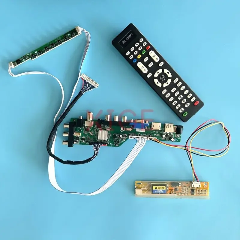 LCD Driver Board Fit LTN170U1 LTN170WU B170UW01 1CCFL 30Pin LVDS 1920*1200 Monitor Digital Signal DVB IR+AV+USB+HDMI+VGA Kit DIY
LCD Driver Board Fit LTN170U1 LTN170WU B170UW01 1CCFL 30Pin LVDS 1920*1200 Monitor Digital Signal DVB IR+AV+USB+HDMI+VGA Kit DIY