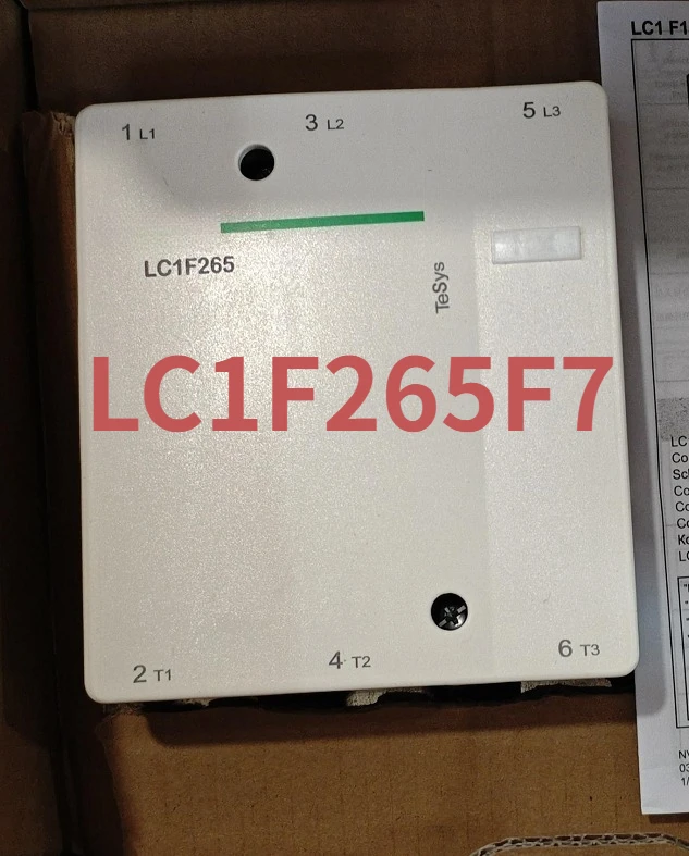Brand New Original LC1F225F7 LC1F265F7 265F7 225F7 LC1F115F7 LC1F150F7 110V Contactor made 3days Fast Delivery
Brand New Original LC1F225F7 LC1F265F7 265F7 225F7 LC1F115F7 LC1F150F7 110V Contactor made 3days Fast Delivery