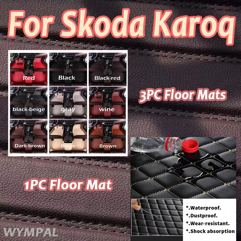 Luxury Car Floor Mats For Skoda Karoq 2018 2019 2020 Custom Auto Foot Pads Automobile Carpet Cover Interior Accessories 100% Fit
Luxury Car Floor Mats For Skoda Karoq 2018 2019 2020 Custom Auto Foot Pads Automobile Carpet Cover Interior Accessories 100% Fit