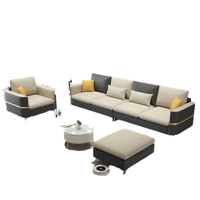 Modern light luxury living room home sofa high sense leave-in technology fabric straight row concubine
Modern light luxury living room home sofa high sense leave-in technology fabric straight row concubine