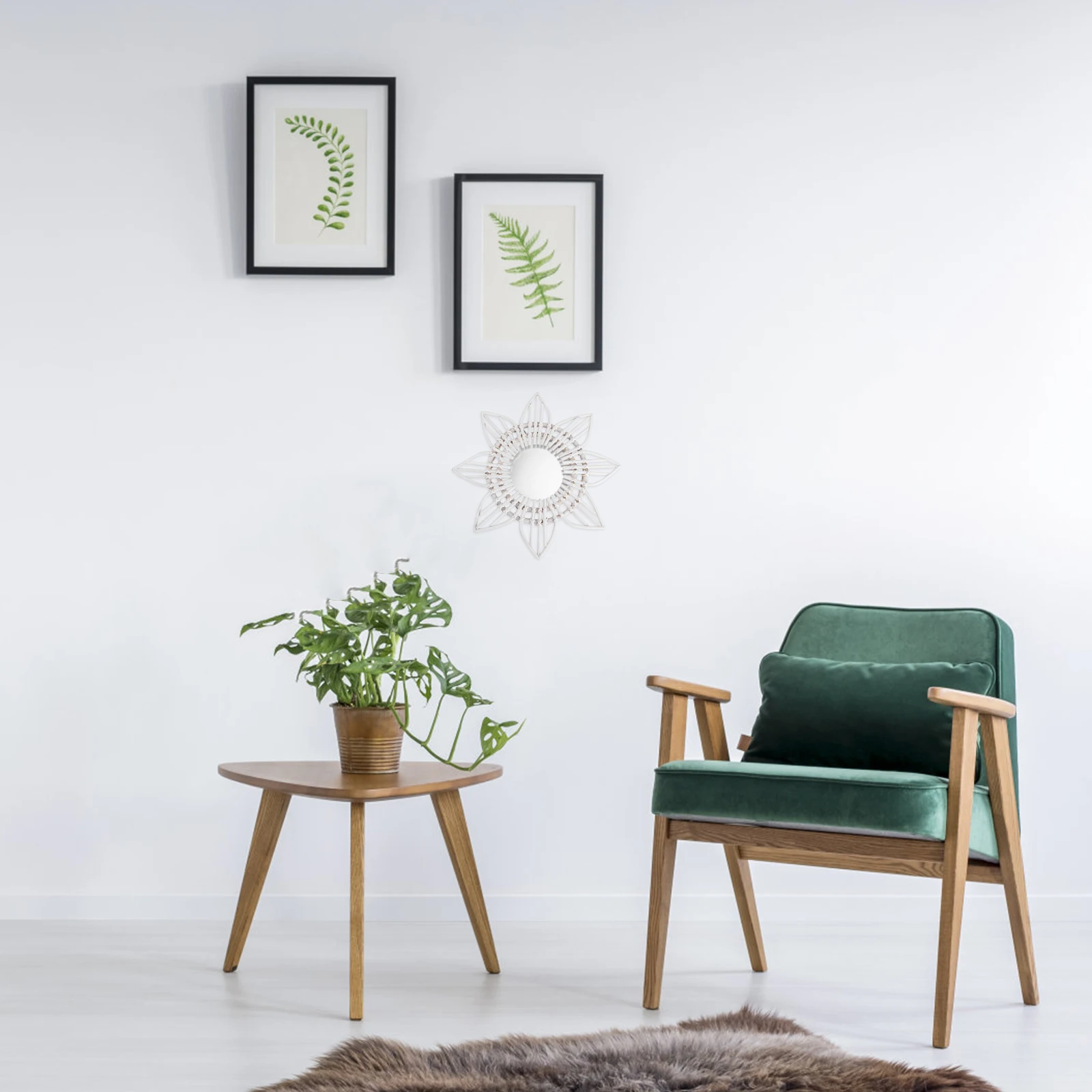 1Pcs Woven Decorative Mirror Rattan Wall Mounted Makeup Mirror for Bedroom Bathroom Living Room Wall Art Handmade Design
1Pcs Woven Decorative Mirror Rattan Wall Mounted Makeup Mirror for Bedroom Bathroom Living Room Wall Art Handmade Design