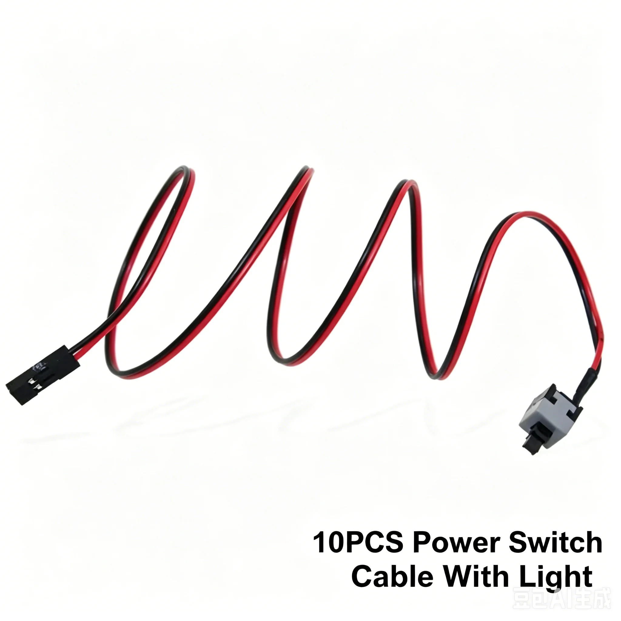 10PCS Copper‑plated PC Power Switch Cable Computer Case Power‑on Cable With Light Reset Switch Adapter Extension Supply Cable
10PCS Copper‑plated PC Power Switch Cable Computer Case Power‑on Cable With Light Reset Switch Adapter Extension Supply Cable