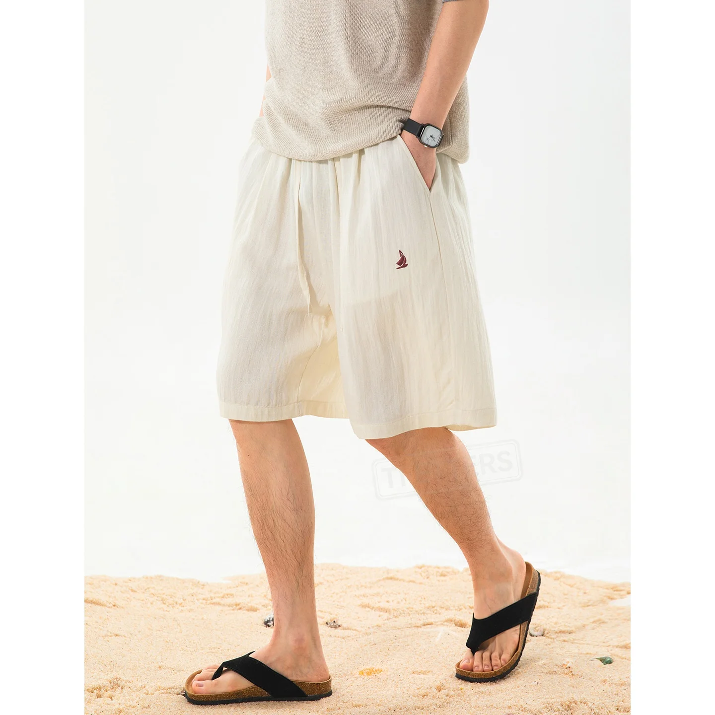TFETTERS 2026 2026 Summer Vacation Men's Casual Shorts Lightweight Breathable Ice Feel Linen Texture Loose Beachwear Short Pant
TFETTERS 2026 2026 Summer Vacation Men's Casual Shorts Lightweight Breathable Ice Feel Linen Texture Loose Beachwear Short Pant