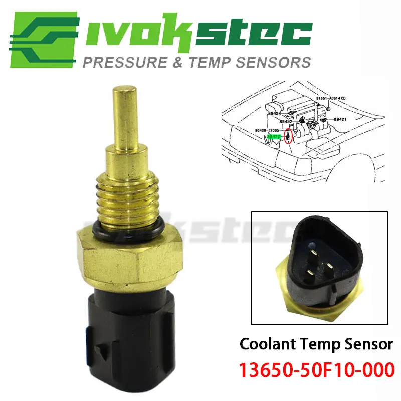 100% Test Coolant Temperature Temp Sensor For Suzuki Alto Ignis Jimny Wagon R 1.1 1.3 2000-2008 13650-50F10-000 13650M50G20
100% Test Coolant Temperature Temp Sensor For Suzuki Alto Ignis Jimny Wagon R 1.1 1.3 2000-2008 13650-50F10-000 13650M50G20