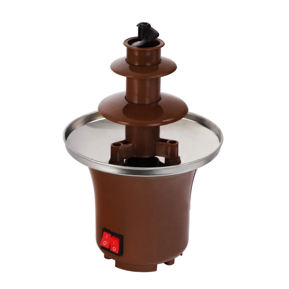 WHDPETS Chocolate Melting Machine 3 Layer Automatic Melting Home Chocolate Fountain Machine Hot Pot Melting Machine EU/US Plug
WHDPETS Chocolate Melting Machine 3 Layer Automatic Melting Home Chocolate Fountain Machine Hot Pot Melting Machine EU/US Plug