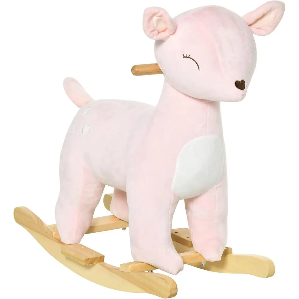 Ride-On Rocking Plush Deer Toy with Realistic Sounds for Children 36-72 Months, Pink
Ride-On Rocking Plush Deer Toy with Realistic Sounds for Children 36-72 Months, Pink