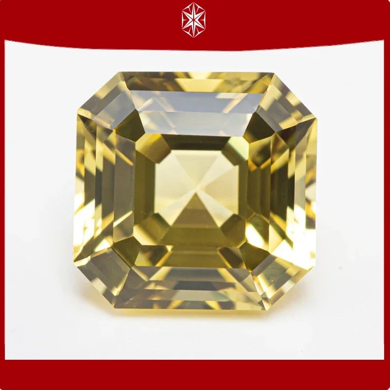 Top Lab Grown Sapphire Square Yellow Color Asscher Cut VVS1 Charms DIY for Jewelry Making Materials Selectable AGL Certificate
Top Lab Grown Sapphire Square Yellow Color Asscher Cut VVS1 Charms DIY for Jewelry Making Materials Selectable AGL Certificate