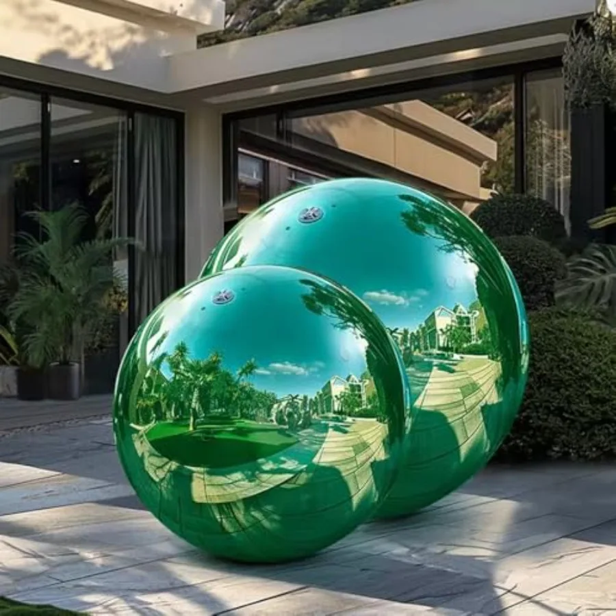 Inflatable green PVC mirror ball for disco, bars, KTV, stage, music, and wedding decoration; reusable; 19.7 inch; no air pump i
Inflatable green PVC mirror ball for disco, bars, KTV, stage, music, and wedding decoration; reusable; 19.7 inch; no air pump i