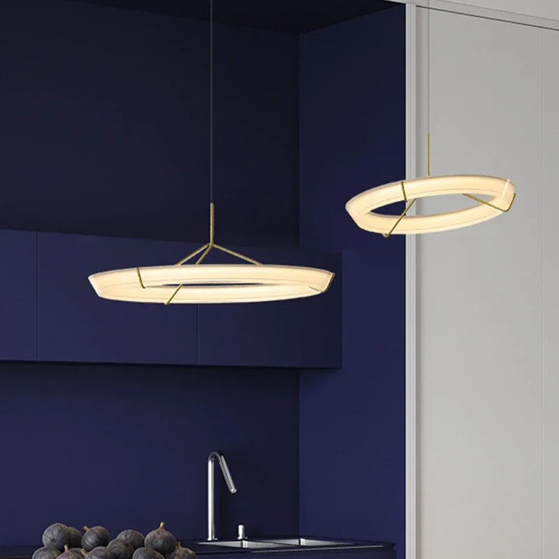Nordic Designer Chandelier Creative LED Round Acrylic Pendant Lamp Bedroom White Simple Rings Dining Room Pendant Light
Nordic Designer Chandelier Creative LED Round Acrylic Pendant Lamp Bedroom White Simple Rings Dining Room Pendant Light