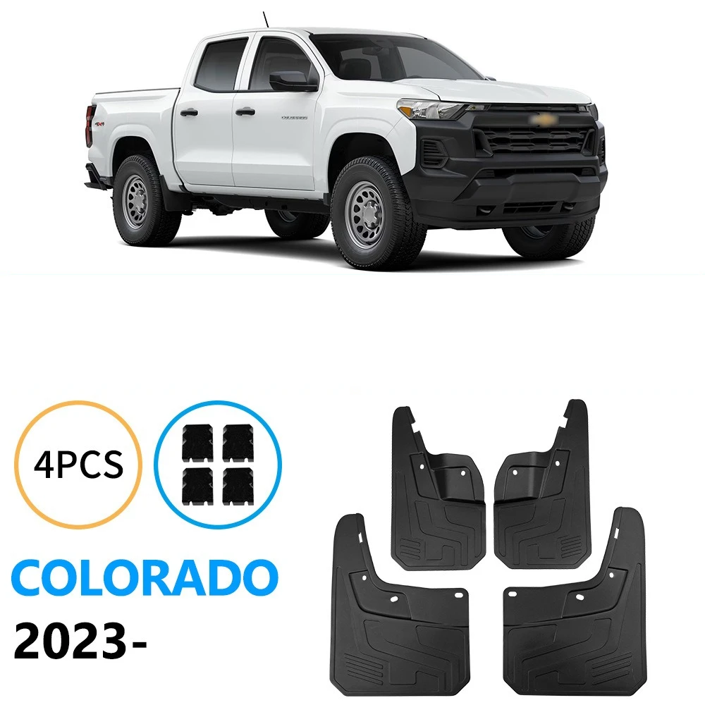 4PCS Mud Flaps For Chevrolet Colorado 2023-2024 Splash Guards Front Rear Mudguards Car Exterior Accessories
4PCS Mud Flaps For Chevrolet Colorado 2023-2024 Splash Guards Front Rear Mudguards Car Exterior Accessories