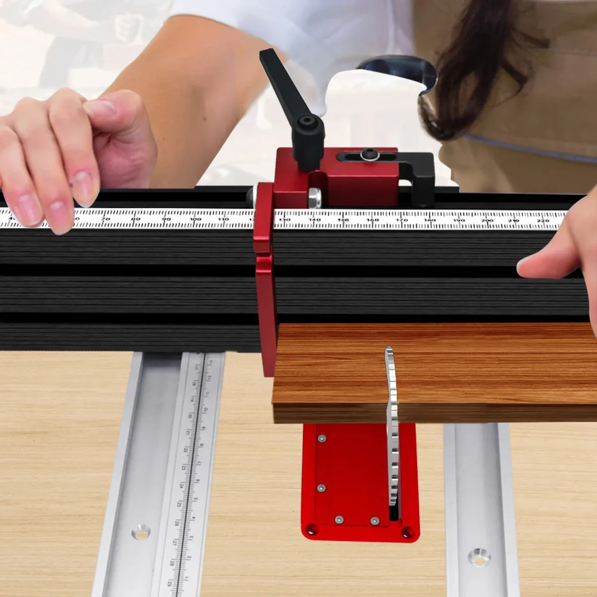 Aluminium Profile Fence 300-800mm Miter Track DIY Tool Sliding T-Slot Table Saw
Aluminium Profile Fence 300-800mm Miter Track DIY Tool Sliding T-Slot Table Saw