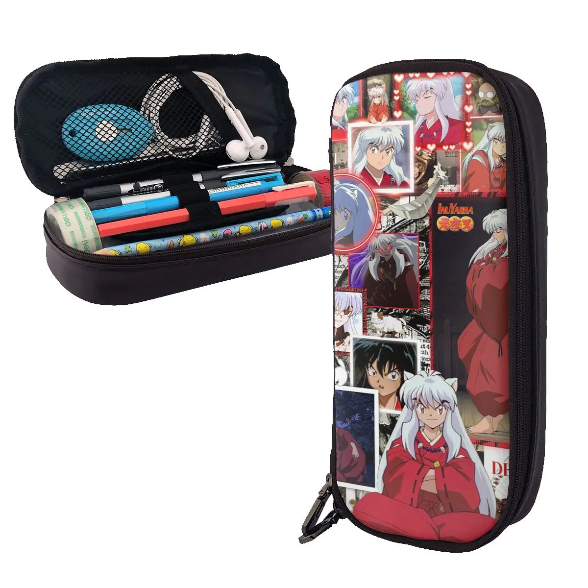Manga Kimono Inuyasha Sesshomaru Leather Pencil Case Pen Holder Stationery Supplies Large Capacity Pen Box Pencil Bag for Gifts
Manga Kimono Inuyasha Sesshomaru Leather Pencil Case Pen Holder Stationery Supplies Large Capacity Pen Box Pencil Bag for Gifts
