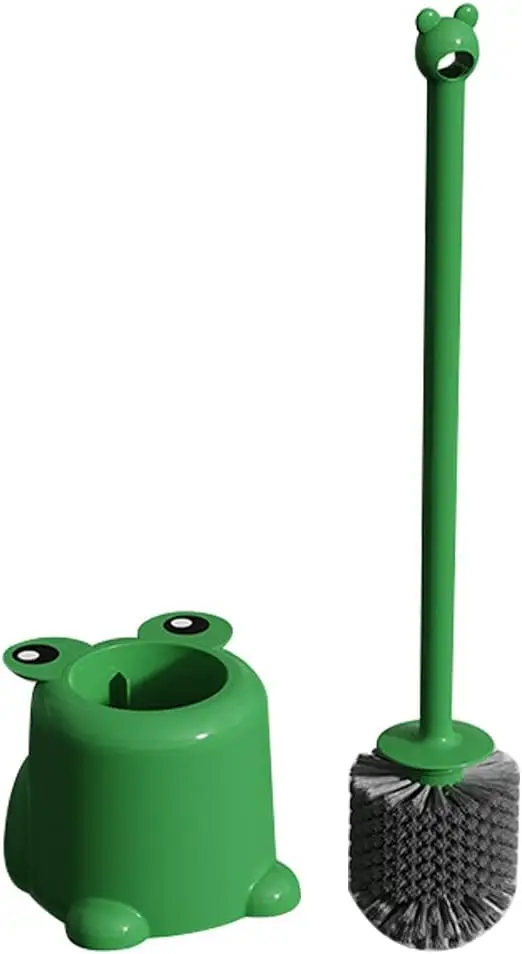 Frog Toilet Brush and Holder, Cute Toilet Cleaners Brush with Hanging Loop Cartoon Toilet Bowl Brush Set Bathroom Lon
Frog Toilet Brush and Holder, Cute Toilet Cleaners Brush with Hanging Loop Cartoon Toilet Bowl Brush Set Bathroom Lon