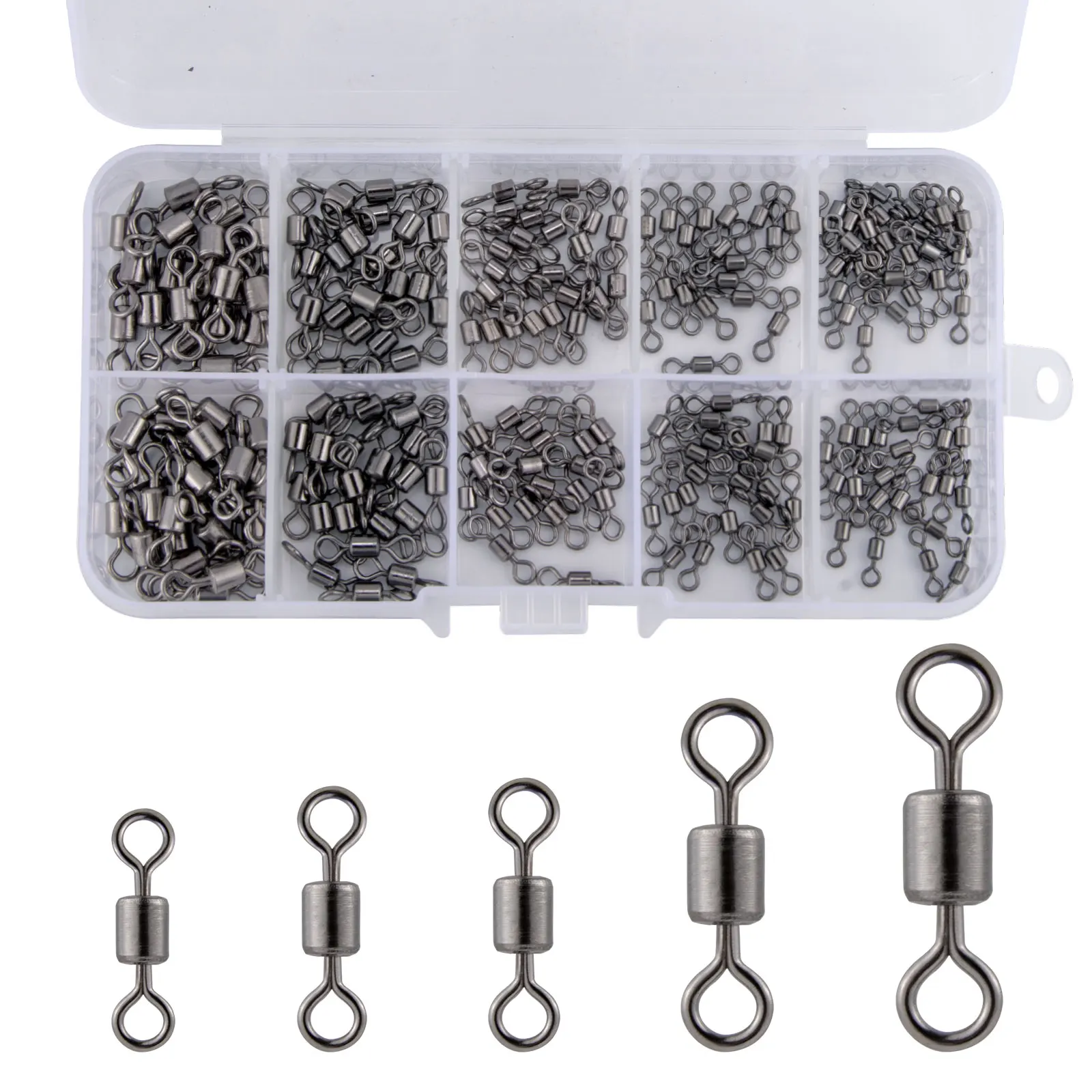 210 шт. рыболовных вертлюгов с медным кольцом и крючком из нержавеющей стали для морской воды, для жестких приманок, для ловли басса и форели
210 шт. рыболовных вертлюгов с медным кольцом и крючком из нержавеющей стали для морской воды, для жестких приманок, для ловли басса и форели