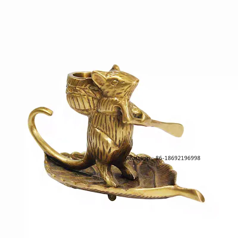 American Vintage Light Luxury Pure Copper Mouse Reading Candle Holder Creative Candlelight Dinner Prop Aromatherapy Wax Stand Or
American Vintage Light Luxury Pure Copper Mouse Reading Candle Holder Creative Candlelight Dinner Prop Aromatherapy Wax Stand Or