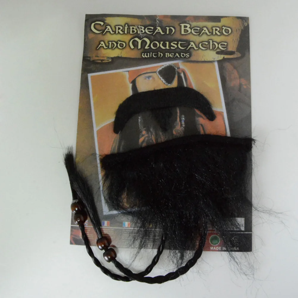 2pcs Pirate Beard Halloween Party Prop Costume Set Black Lightweight Soft For Festival Carnival Event Cosplay
2pcs Pirate Beard Halloween Party Prop Costume Set Black Lightweight Soft For Festival Carnival Event Cosplay