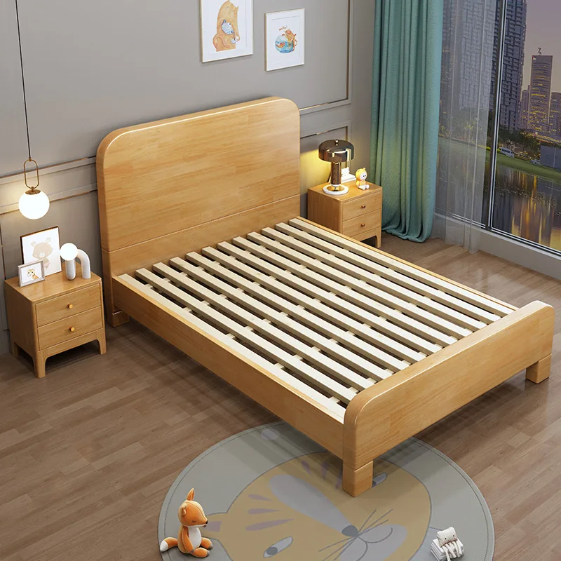 Nordic solid wood children's bed master bedroom 1.2 meters rubber wood solid wood bed high box storage bed
Nordic solid wood children's bed master bedroom 1.2 meters rubber wood solid wood bed high box storage bed