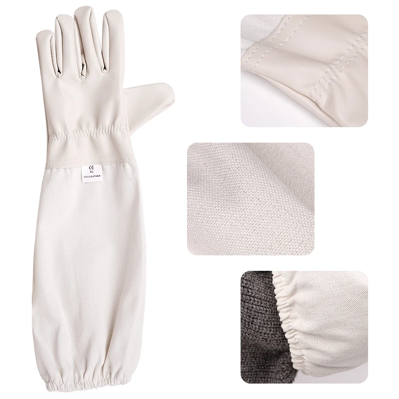 Professional Anti-Sting & Anti-Bee Beekeeping Gloves Breathable Canvas Sheepskin New Condition Apiculture Protection Tools
Professional Anti-Sting & Anti-Bee Beekeeping Gloves Breathable Canvas Sheepskin New Condition Apiculture Protection Tools