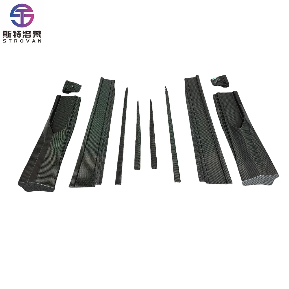 STLF 1016 Style Carbon Fiber Side Skirts with Spoiler Body Decoration Modification Suitable for 18-21 Lamborghinis URUS
STLF 1016 Style Carbon Fiber Side Skirts with Spoiler Body Decoration Modification Suitable for 18-21 Lamborghinis URUS