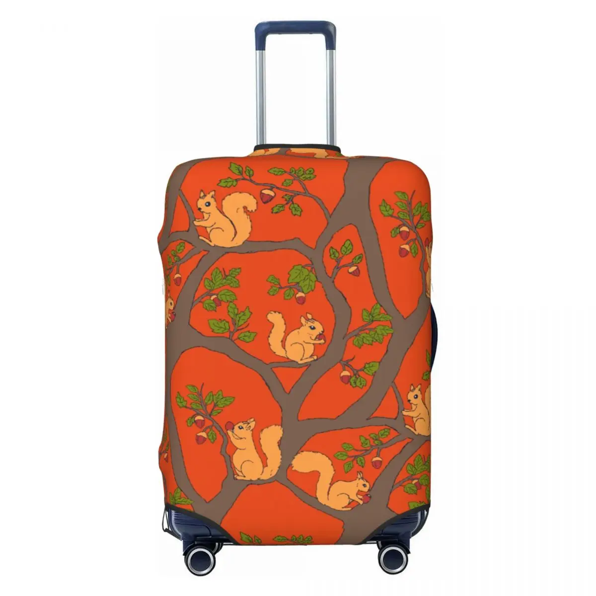 Узор белки и желудя на теплом оранжевом чехле для чемодана, эластичные защитные чехлы для багажа для 18-32 дюймов
Узор белки и желудя на теплом оранжевом чехле для чемодана, эластичные защитные чехлы для багажа для 18-32 дюймов
